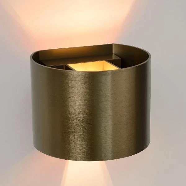 Lucide XIO - Wall light - LED Dim. - G9 - 1x3,5W 2700K - Rust Brown - detail 2
